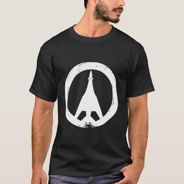 Camiseta B1 Bombardeiro - Sinal de Paz - Aconselhamento de  (Frente)