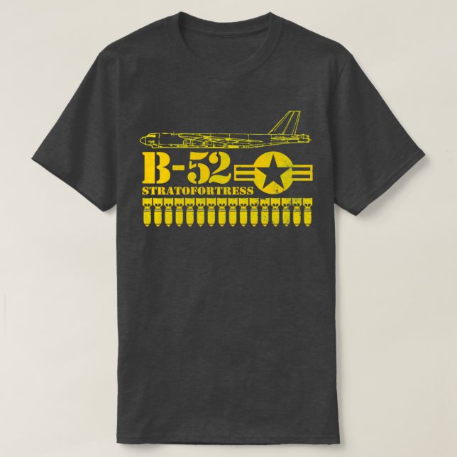 Camiseta B52 Estriofortaleza angustiado  (Frente do Design)