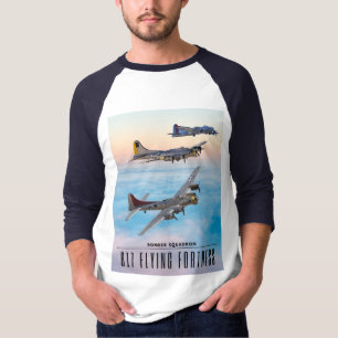 CAMISETA B-17 BOMBRA DE FORTALHO-VOADOR