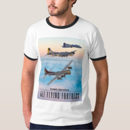 CAMISETA B-17 BOMBRA DE FORTALHO-VOADOR