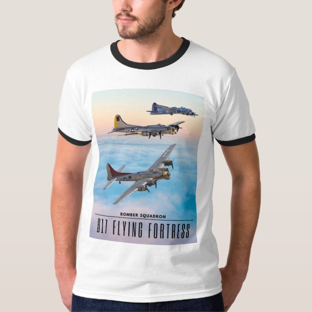 CAMISETA B-17 BOMBRA DE FORTALHO-VOADOR (Frente)