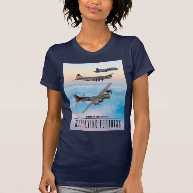 CAMISETA B-17 BOMBRA DE FORTALHO-VOADOR (Frente)