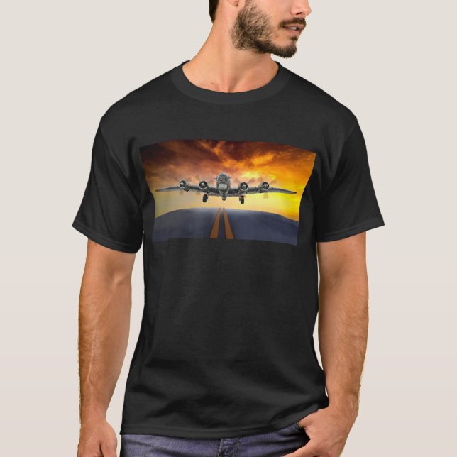 CAMISETA B-17 RETIRADA DA FORTALETA DE VOO (Frente)