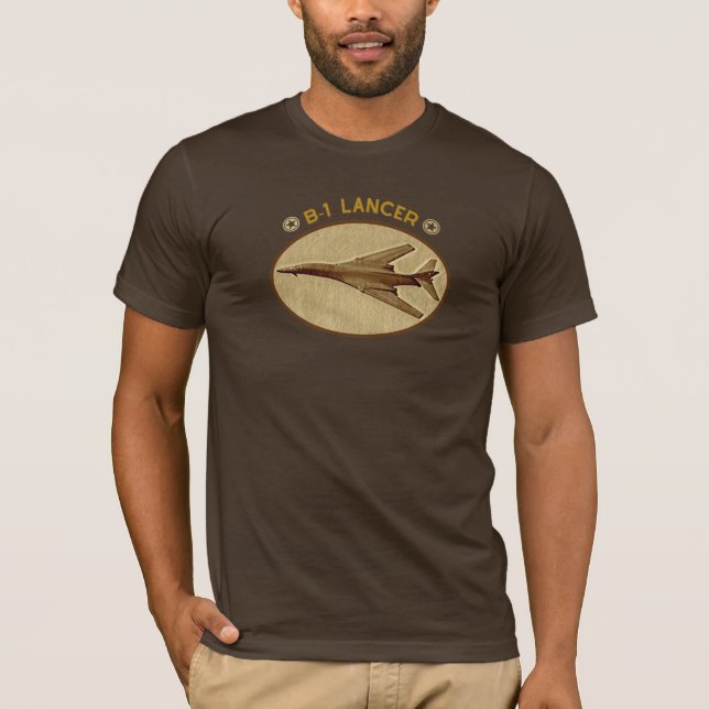 Camiseta B-1 Bombardeiro estratégico pesado de Lancer (Frente)
