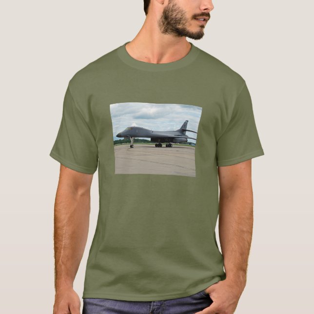 Camiseta B-1B Lancer Bomber em Terra (Frente)