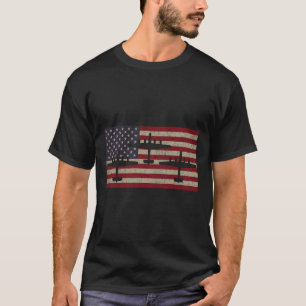 Camiseta B-24 Liberator Ww2 Bomber Plane Americano Bandeira