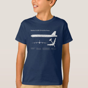 Camiseta B-52 Estratofortaleza - Planos de Impressão Bluepr