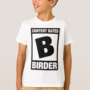 Camiseta B avaliado satisfeito: Birder