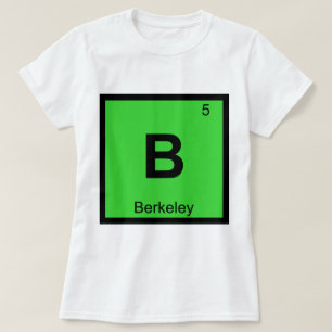 Camiseta B - Berkeley Califórnia Tabela Periódica Química