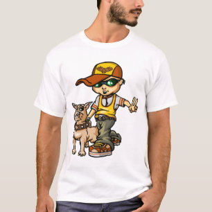 Camiseta B boy and dog