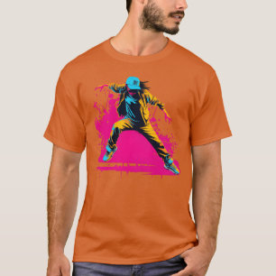 Camiseta B-Boy inspirado nos anos 90 engraçado