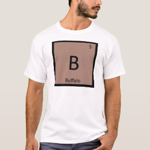 Camiseta B - Búfalo Símbolo Químico do Búfalo