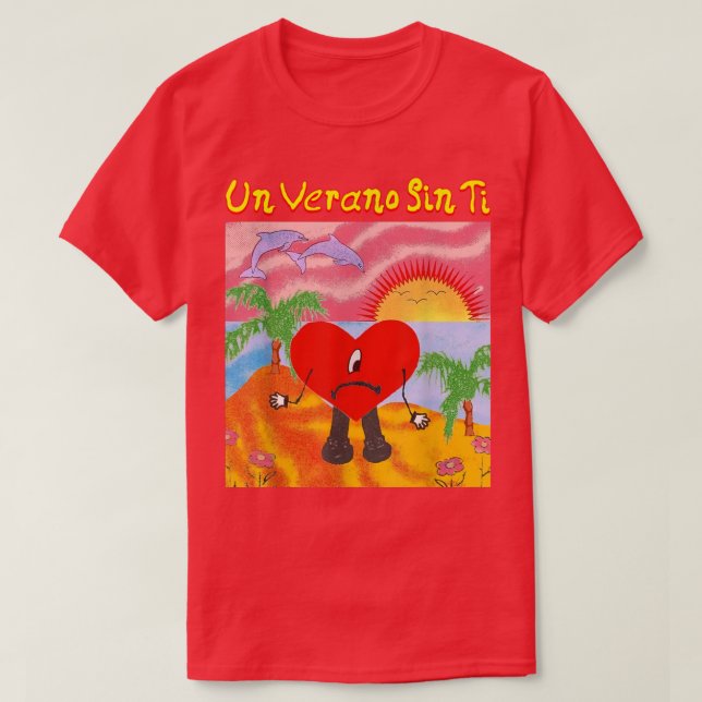 Camiseta B Bunny Un Verano Sin Ti Latino Gang  (Frente do Design)