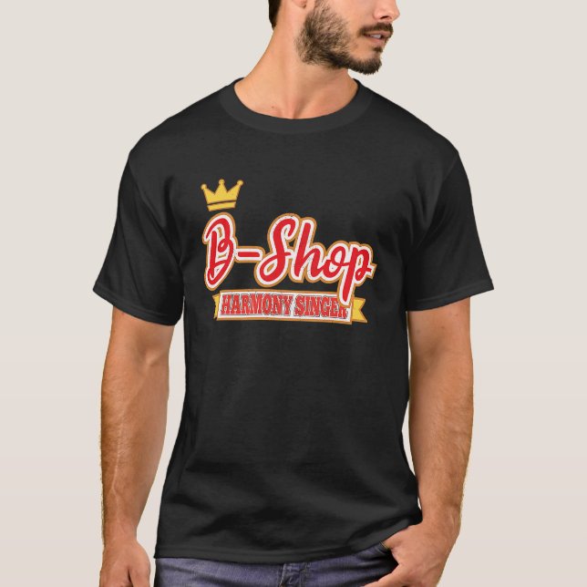 Camiseta B Compro Harmony Singer Barbershop Quartet Singer (Frente)