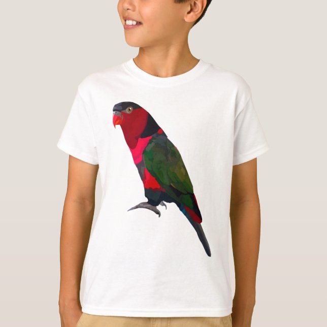 Camiseta B é para a Lory de Capa Negra (Frente)