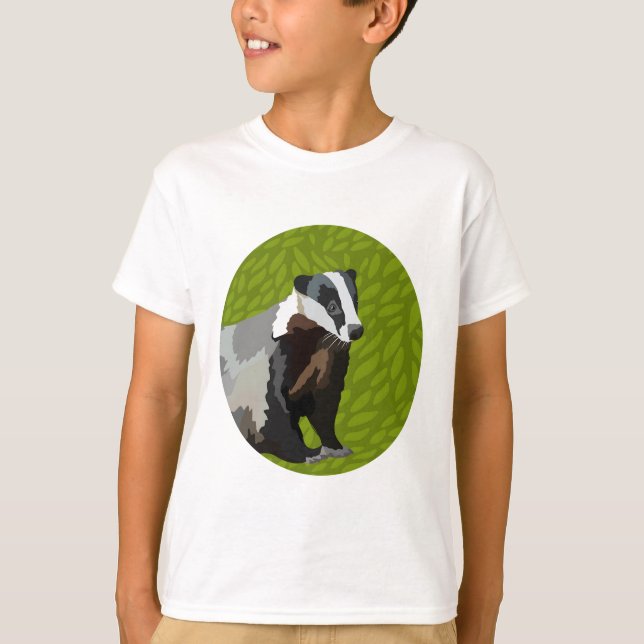 Camiseta B é para Badger (Frente)