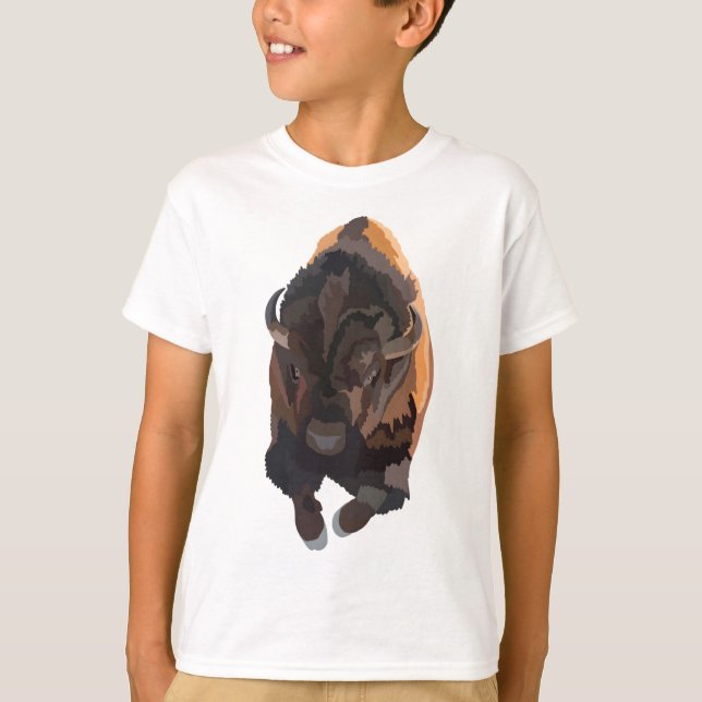 Camiseta B é para Bison (Frente)