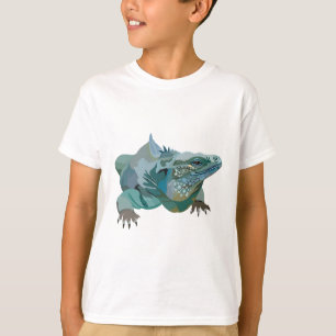 Camiseta B é para Blue Iguana