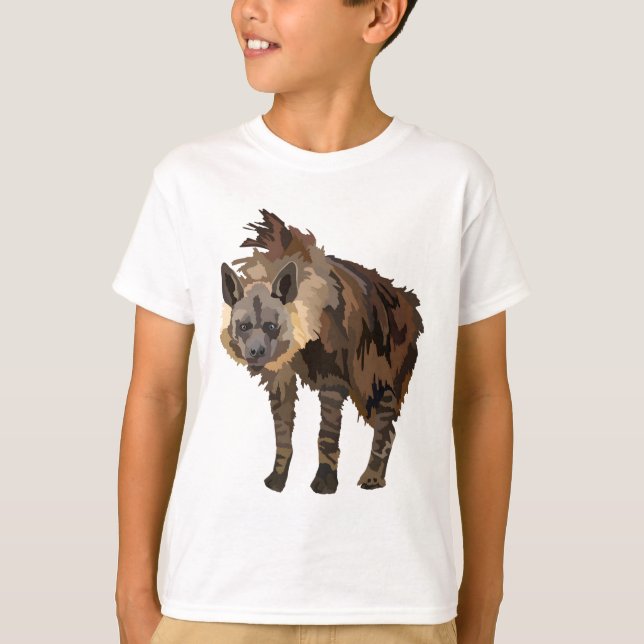 Camiseta B é para Brown Hyena (Frente)