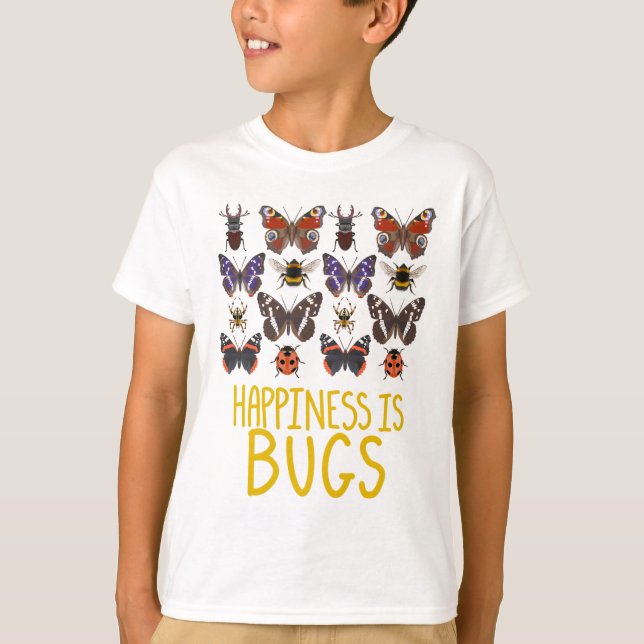 Camiseta B é para Insetos (Frente)