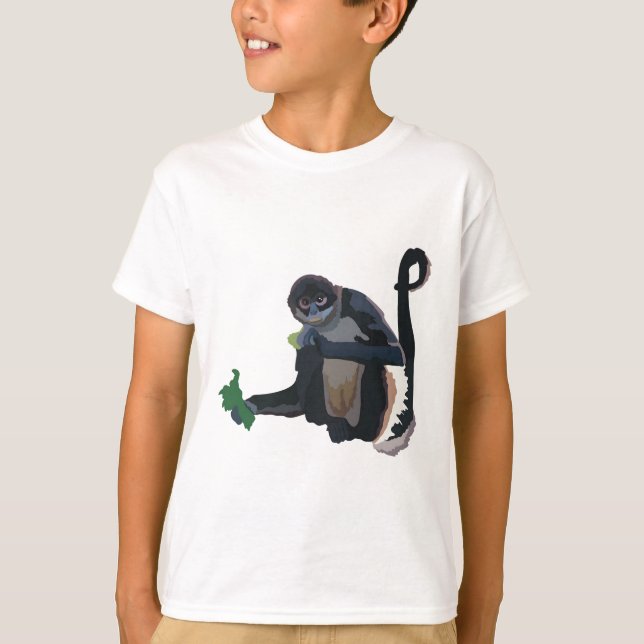 Camiseta B é para o macaco-aranha preto (Frente)