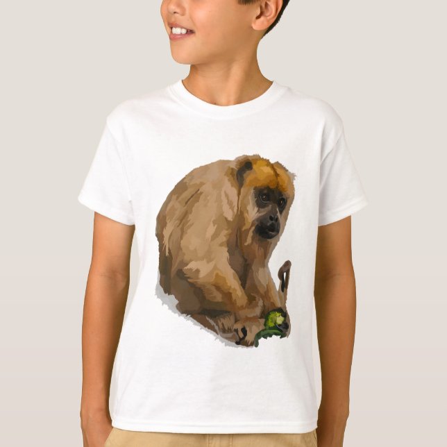 Camiseta B é para o macaco Black Howler (Frente)