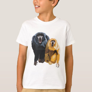 Camiseta B é para o macaco Black Howler