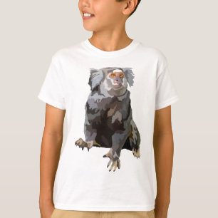 Camiseta B é para o Marmoset Tufado Preto