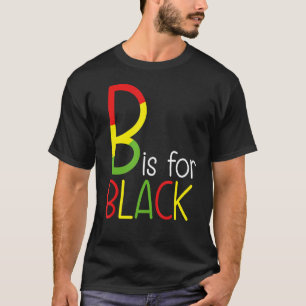 Camiseta B é para o rei negro rainha afrocêntrica afro-afri