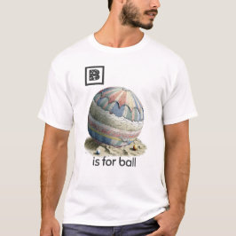Camiseta B é para o T-Shirt da Bola