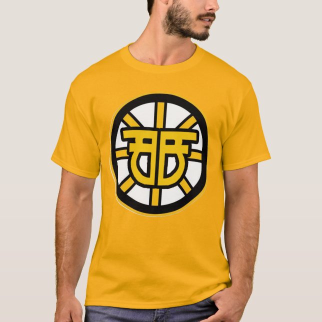 Camiseta B.F. Raid Hockey Night Tee Dourado (Frente)