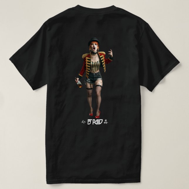 Camiseta B.F. Raid Mass E Cass O Maior Show Da Cidade (Verso do Design)