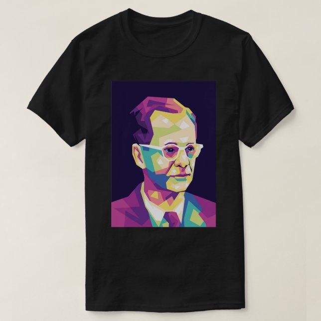 Camiseta B.F. Skinner wpap (Frente do Design)