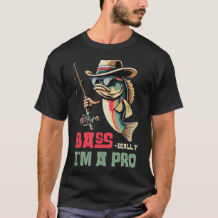 Camiseta B-IC Sou Um Pró Engraçado Pesca