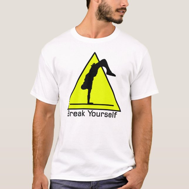Camiseta B-Menino da ruptura você mesmo (Frente)