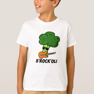 Camiseta B-Rock-Oli Funny Rocker Broccoli Pun