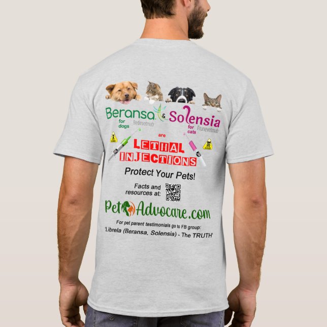 Camiseta B & S são injeções letais (Verso)