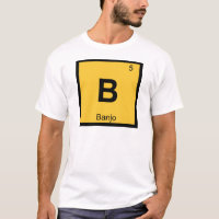 B - Símbolo da Tabela Periódica da Música de Banjo