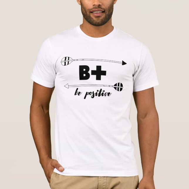 Camiseta B+ T para o arqueiro em cores claras (Frente)
