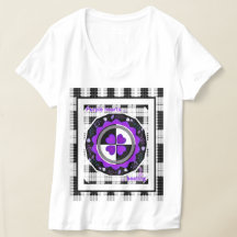 B&W Corações Roxos Batendo