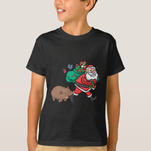 Camiseta &Ba de Papais noeis de Moo de Corte
