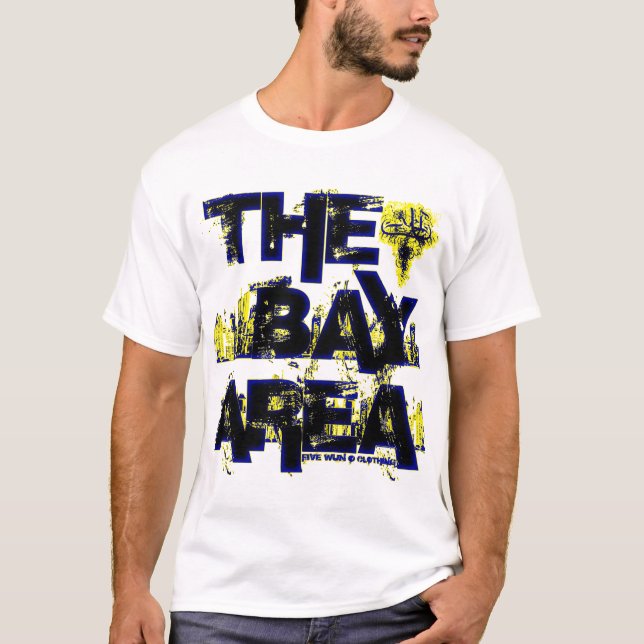 Camiseta BA Grunge City (Ouro Amarelo) (Frente)