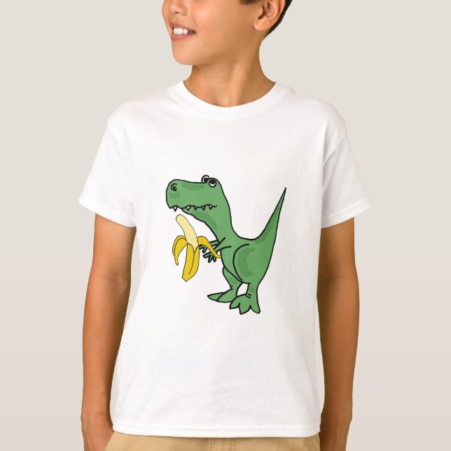 Camiseta BA- T-Rex Comendo uma T-shirt de Banana (Frente)