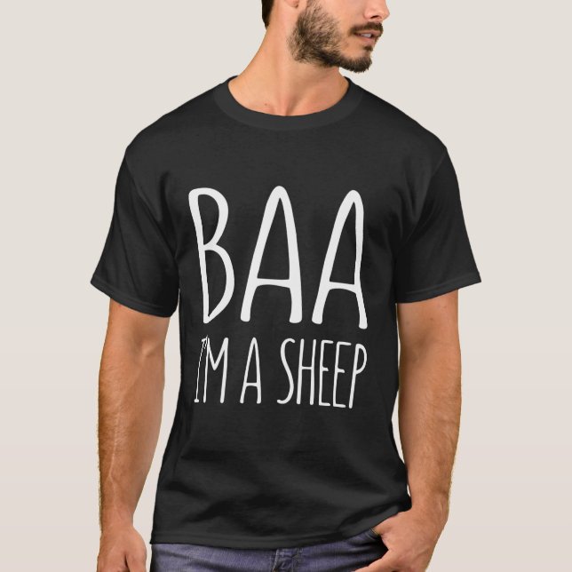 Camiseta Baa Eu Sou Um Presente De Ovelha Para O Natal (Frente)