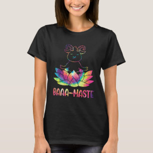 Camiseta Baaa-Maste Rebanho de Gado Yoga Meditar Fazenda An