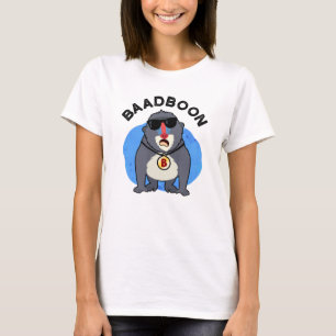 Camiseta Baadboon Funny Bad Baboon Pun