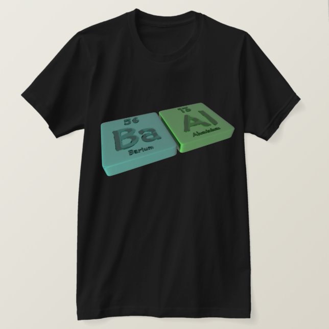 Camiseta Baal como vagabundos bário e alumínio do Al (Frente do Design)