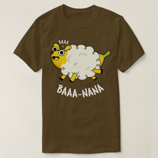 Camiseta Baanana Funny Banana Puns 3 (Frente do Design)