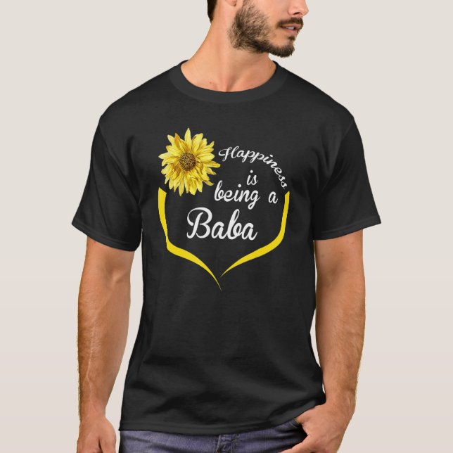 Camiseta Baba A Felicidade Está Sendo Uma Baba (Frente)