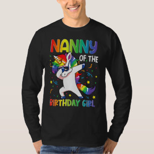 Camiseta Babá da Festa de aniversário Dabbing Uni